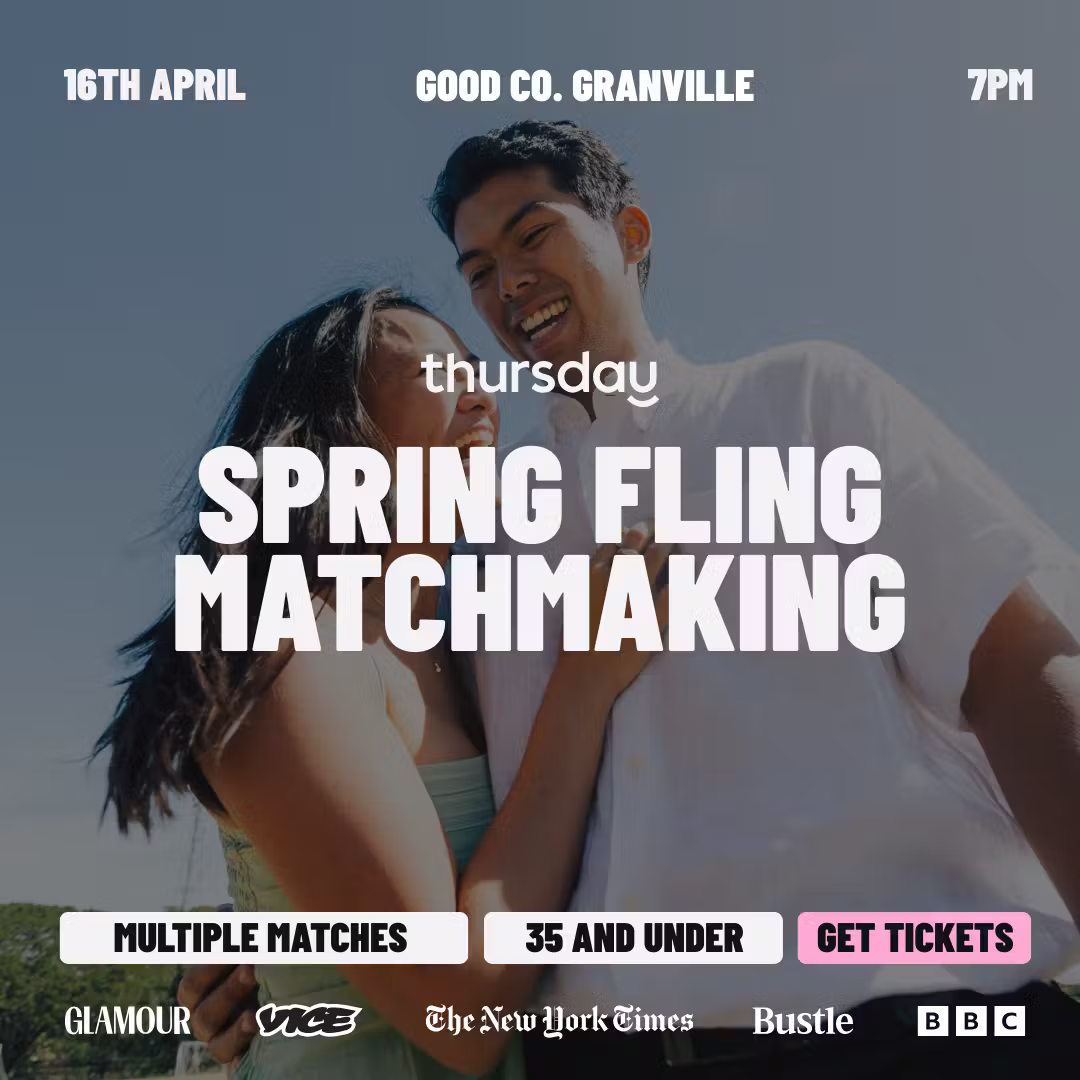 Thursday Singles - Spring Fling Matchmaking