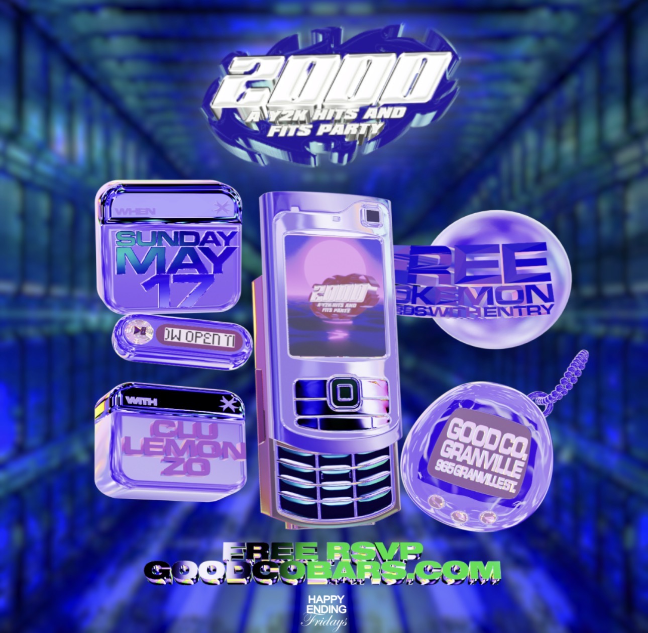 Y2K 2000s Long Weekend Party