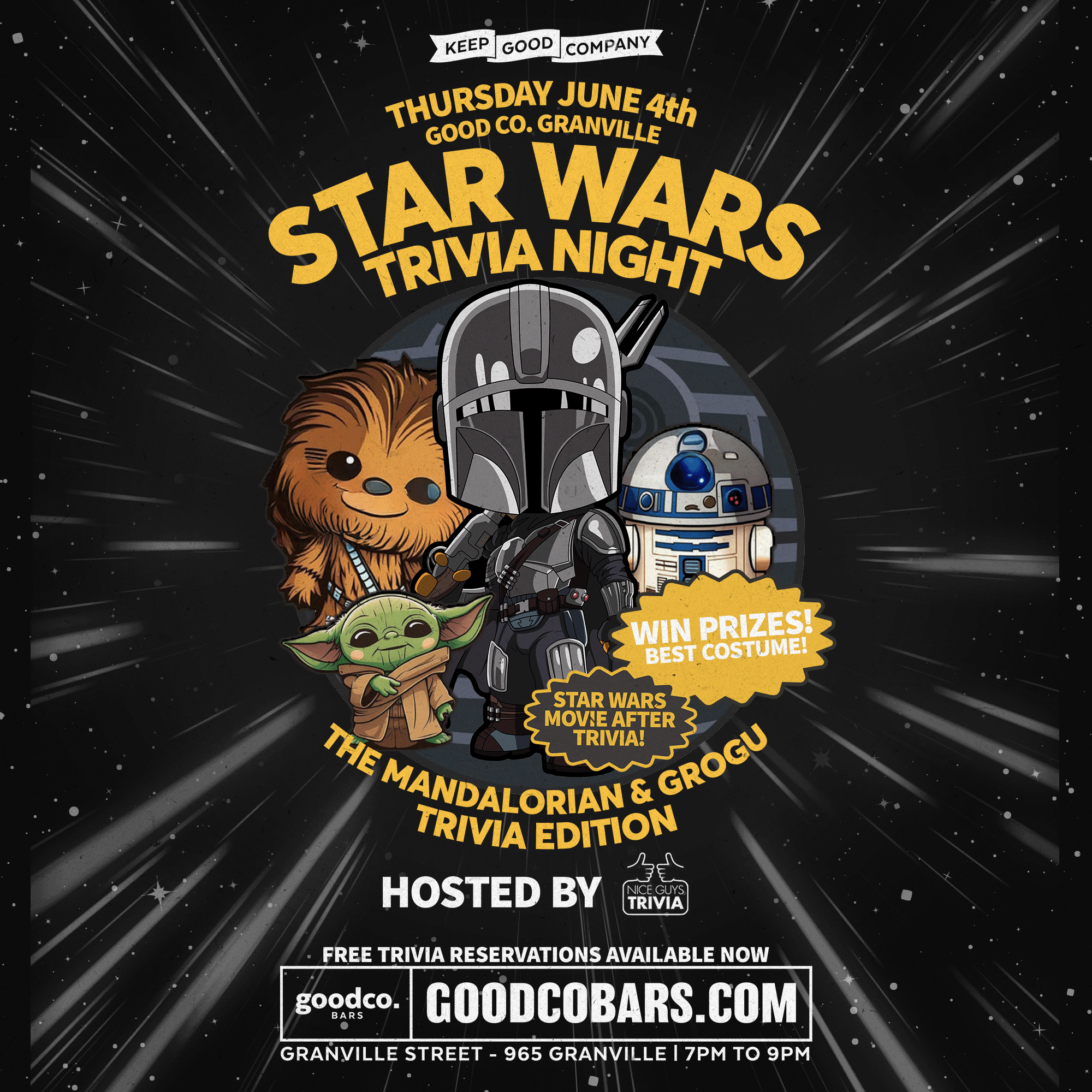 Star Wars Trivia Night - The Mandalorian & Grogu The Movie Edition
